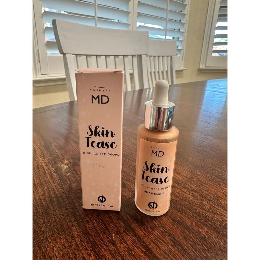 Cosmyfy MD Skin Tease Highlighter Drops Shade 03 Shameless New